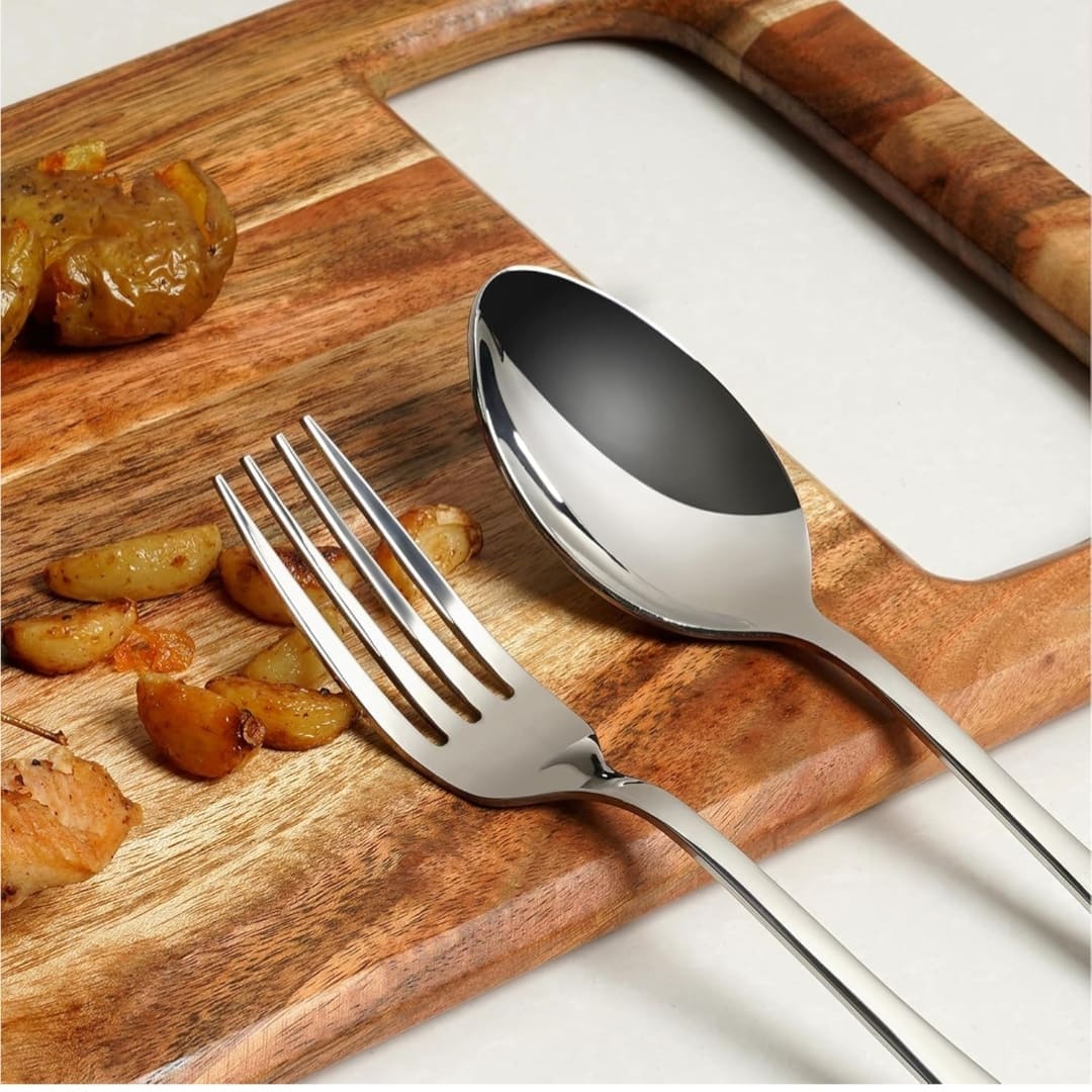 17 g light weight desert spoon + fork